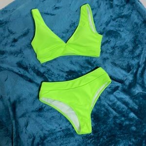 Neon swim suit